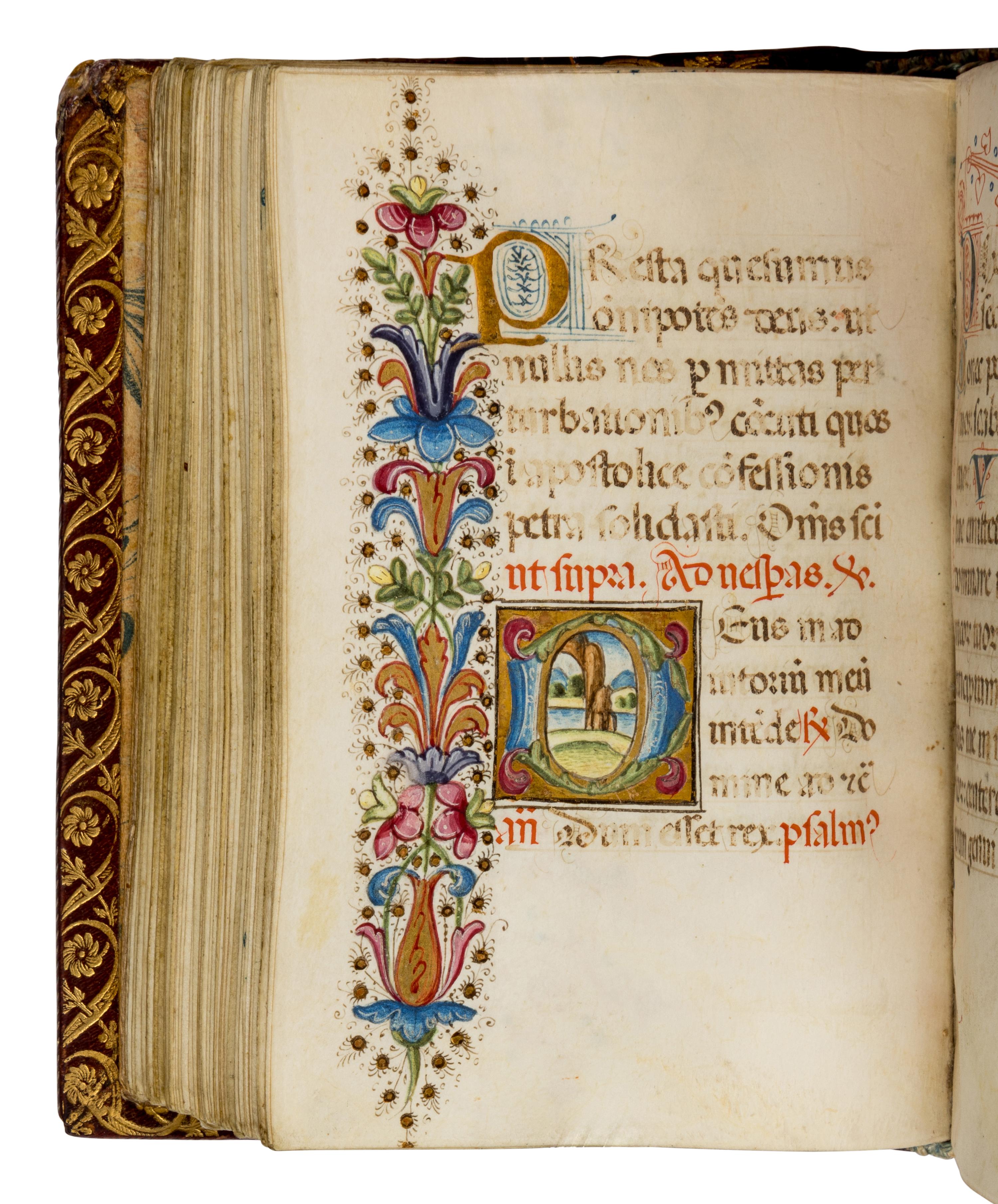 CIRCLE OF ATTAVANTE DEGLI ATTAVANTI (GABRIELLO DI VANTE) (active Florence, c. 1452-c. 1520/25) The Carafa Hours, Use of Rome, in Latin, illuminated manuscript on parchment [Italy, Florence, c. 1490–1500]