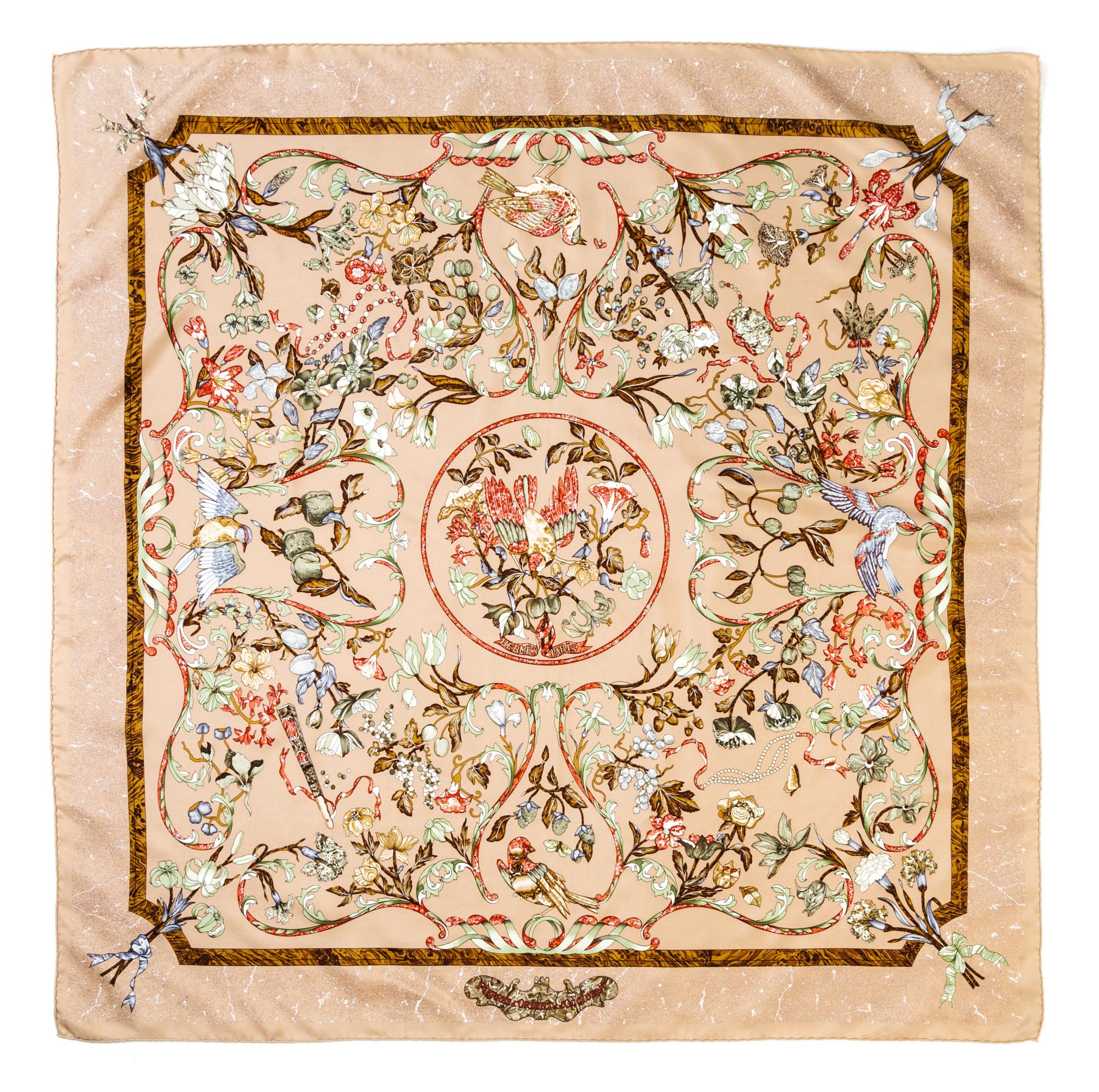 Hermes 90cm Silk Scarf, 36" x 36".