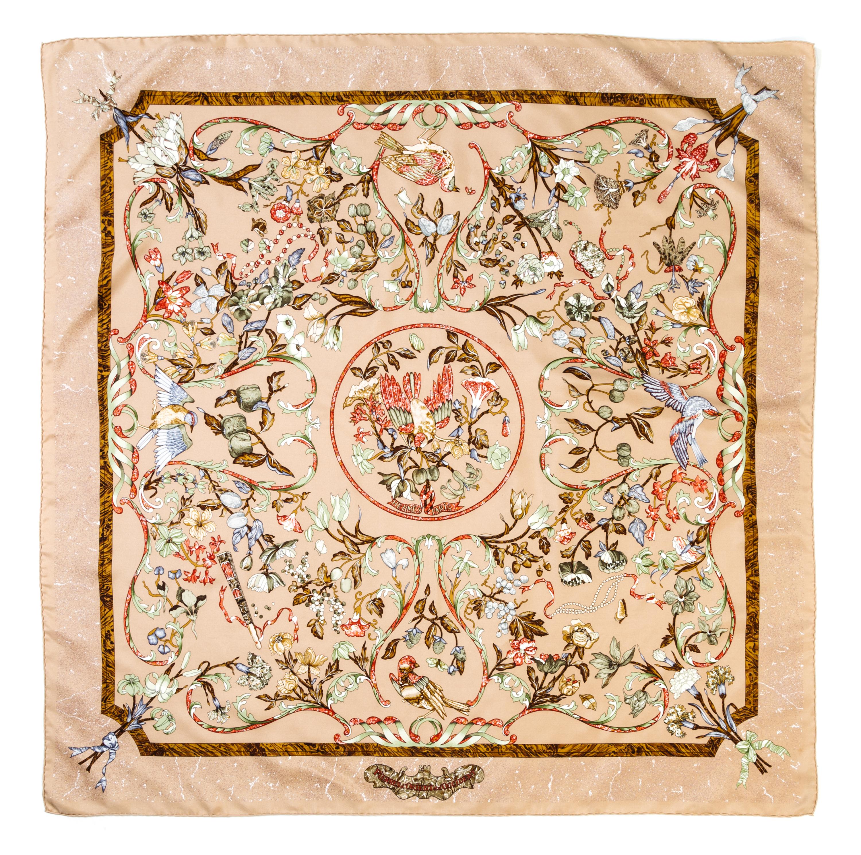 Hermes 90cm Silk Scarf, 36" x 36".