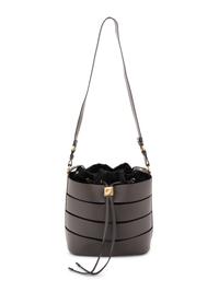 Salvatore Ferragamo Sansy Leather Cut-Out Bucket Bag, 2010s