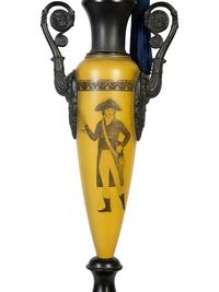 A Tole Table Lamp
