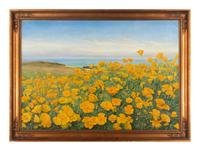 A Field of Buttercups by the Coast , 1902