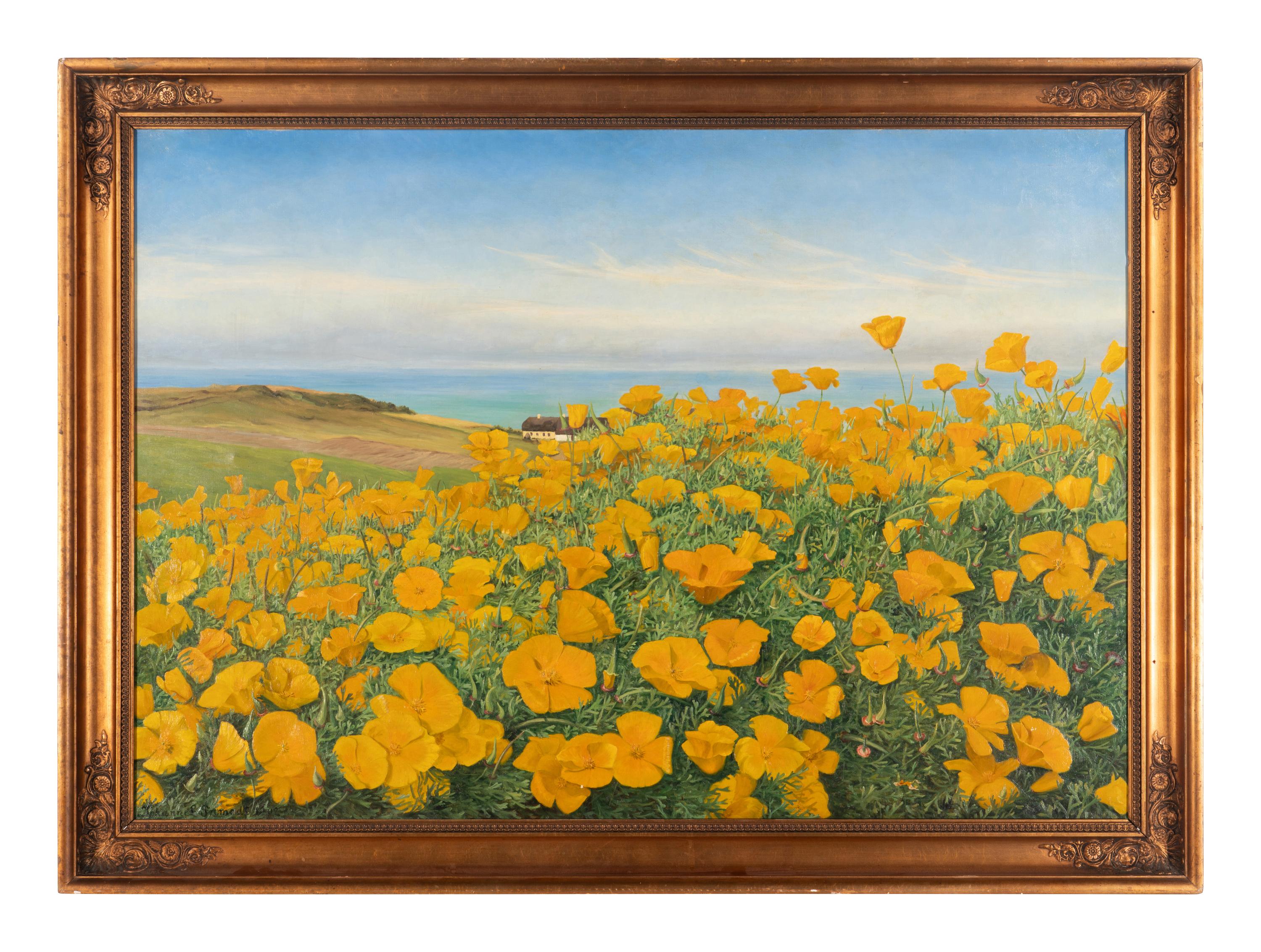 A Field of Buttercups by the Coast , 1902