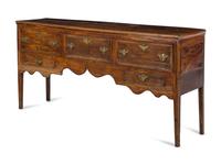 A George III Style Carved Oak Sideboard