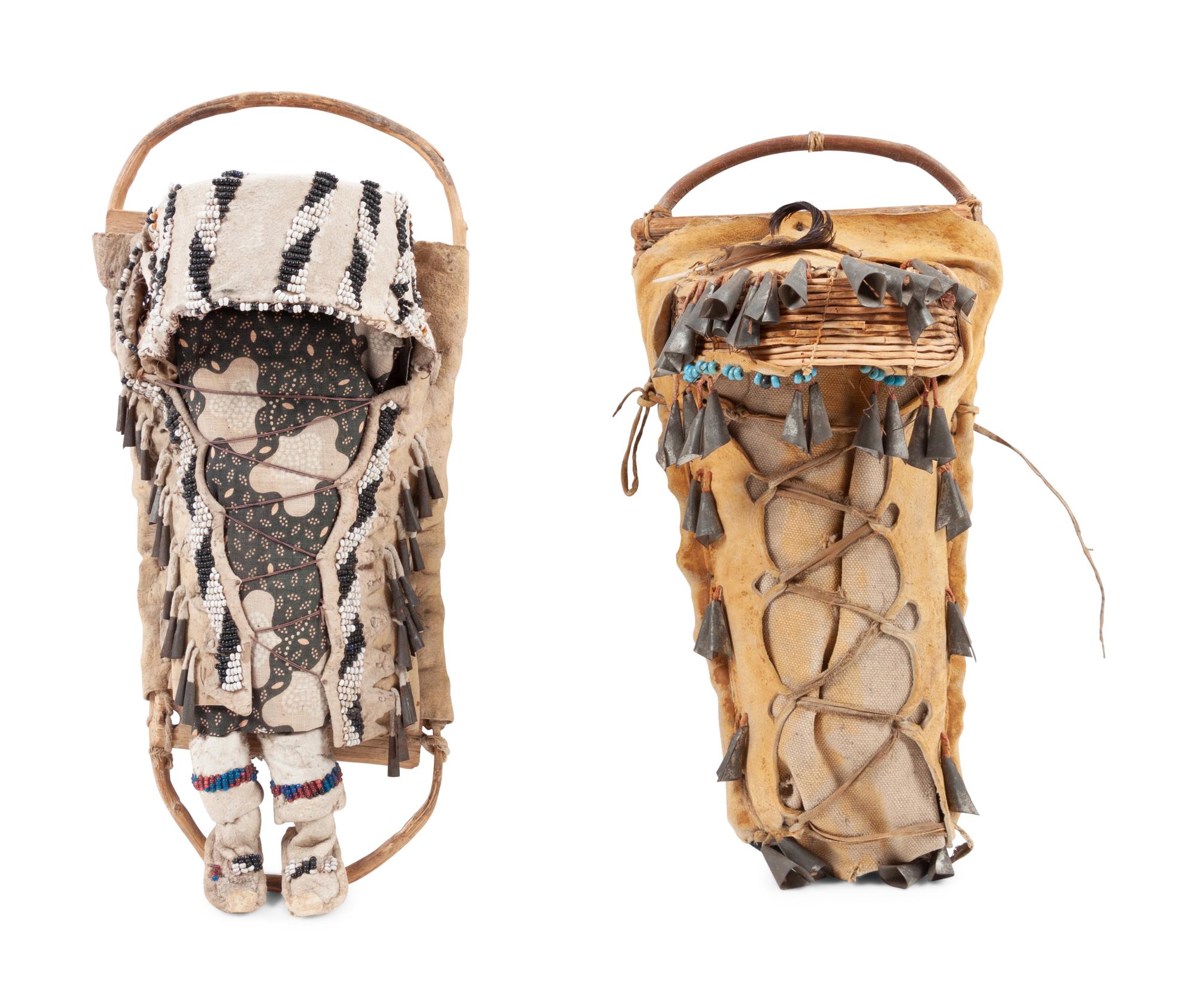 Apache Beaded Doll Cradles