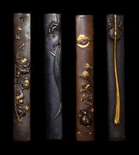 Four Mixed Metal Kozuka