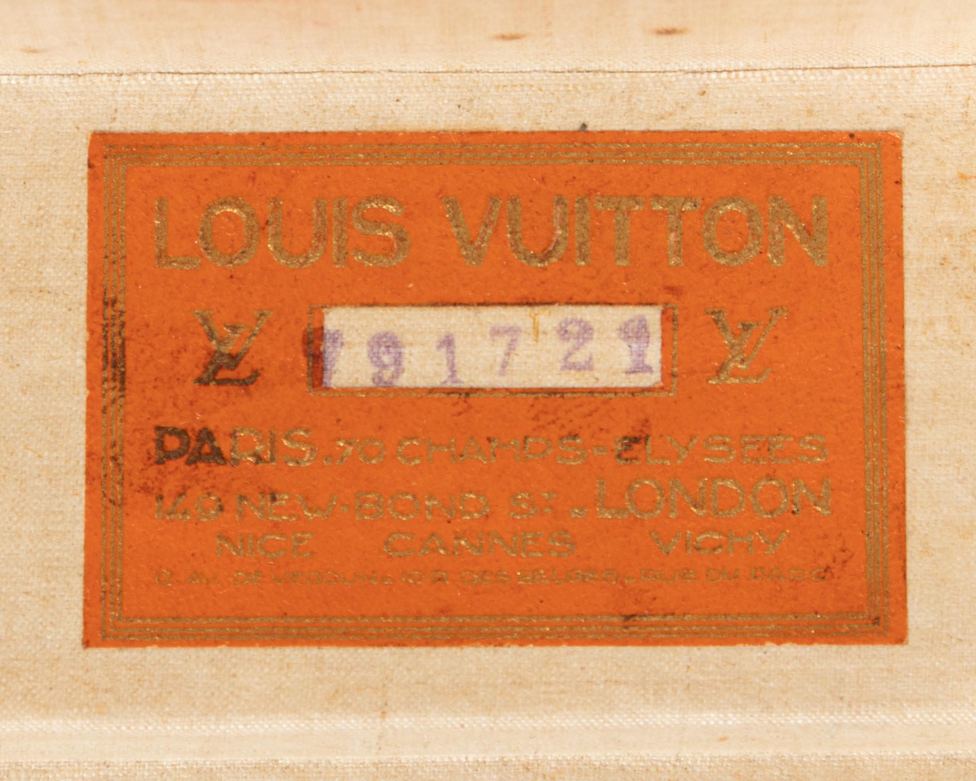 Two Louis Vuitton Early 20th Century Travel Trunks