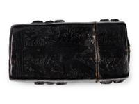 A BOOK BOX Book box, dark brown cuir-ciselé tooled leather [Austria (?), c. 1475-1500]