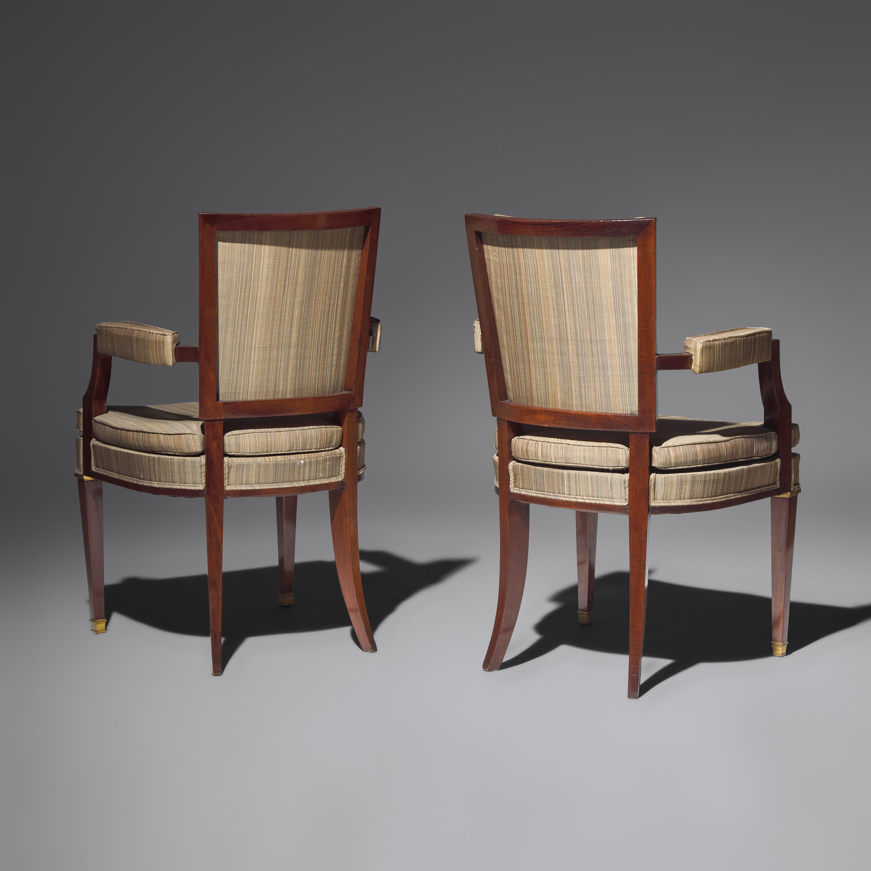 Pair of French Art Moderne chairs