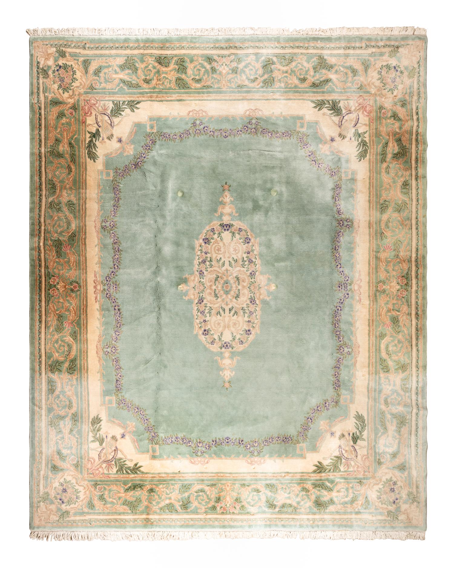 An Aubusson Style Wool Rug