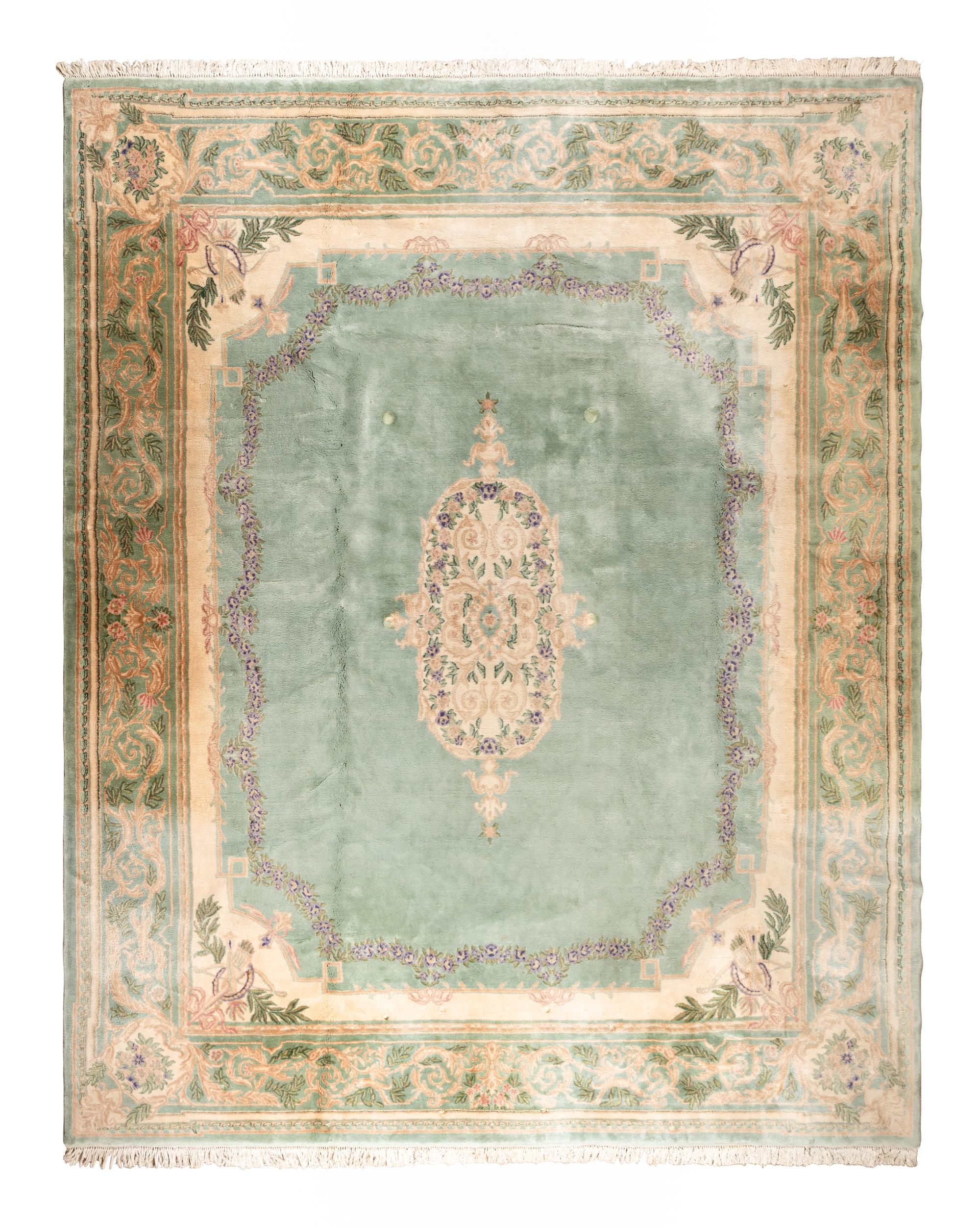 An Aubusson Style Wool Rug