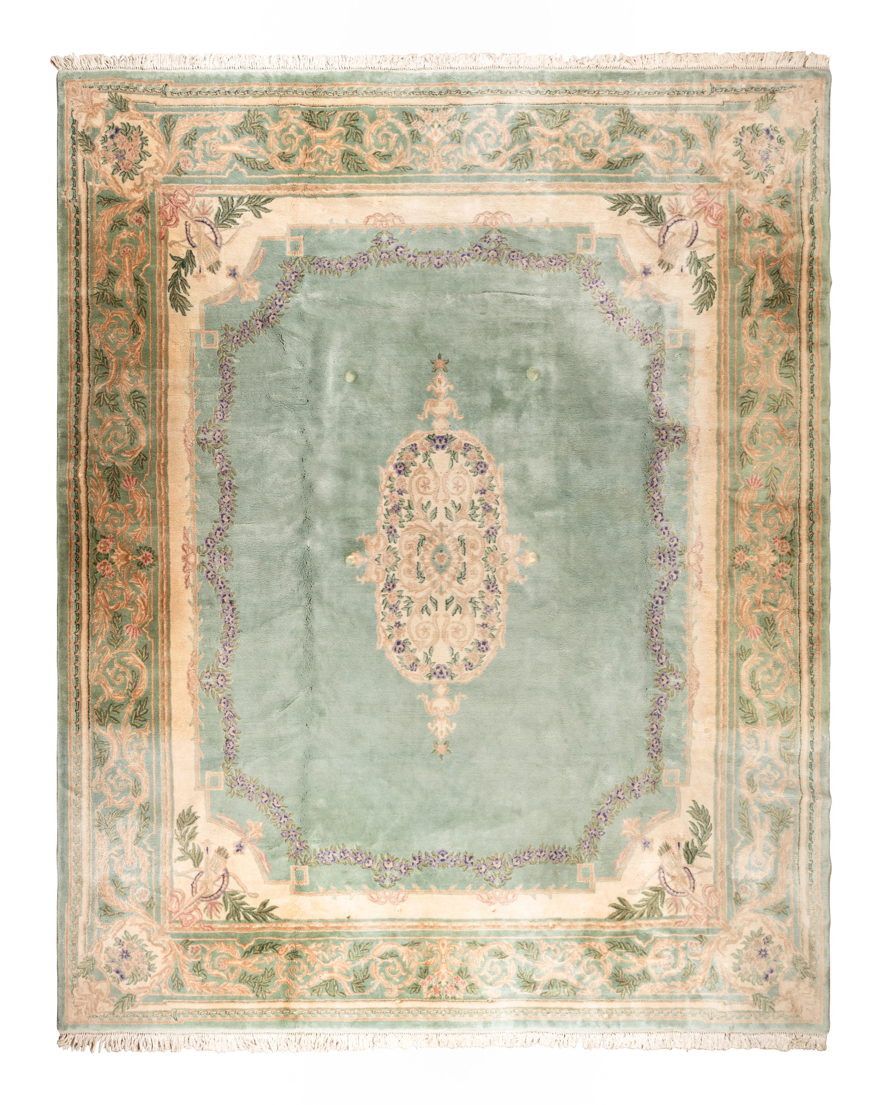 An Aubusson Style Wool Rug
