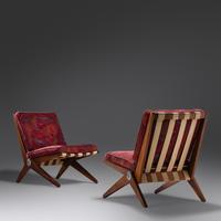 Pair of 'Scissor' Lounge Chairs Knoll, USA