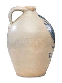 A P. H. Smith Four-Gallon Cobalt Decorated Stoneware Jug