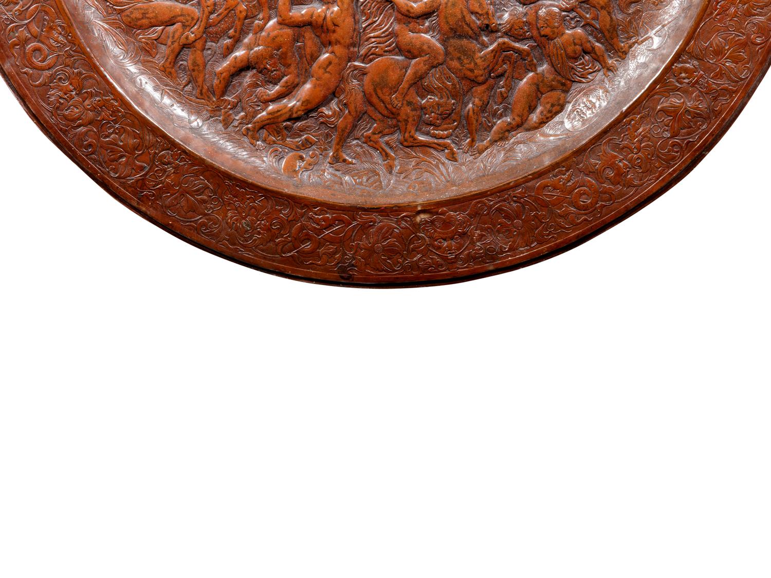 A Continental Copper Roundel