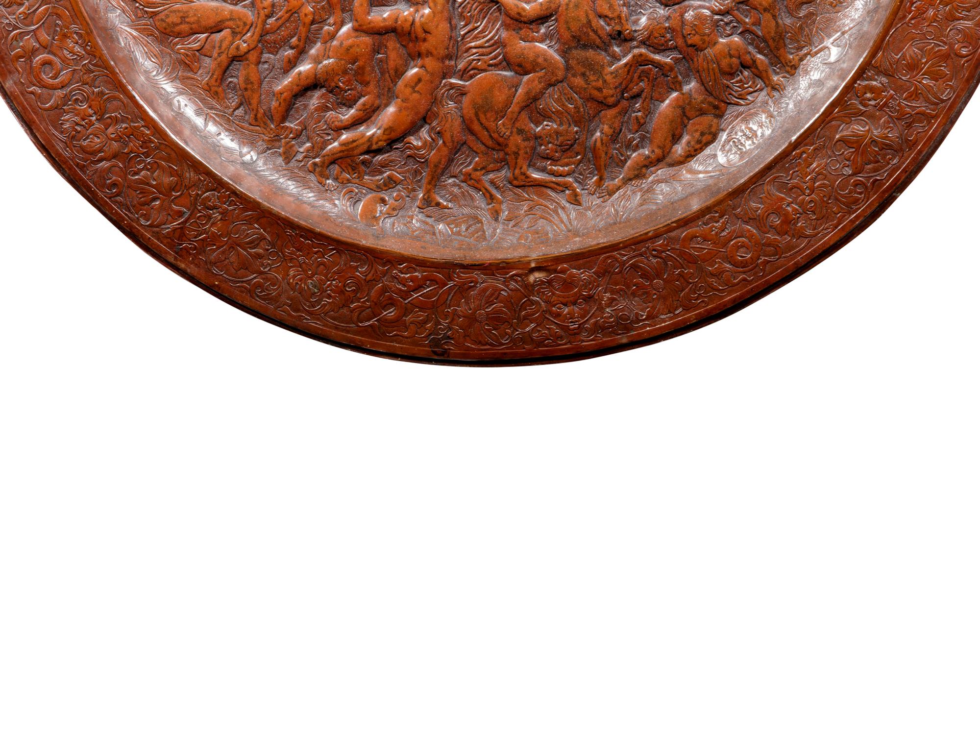 A Continental Copper Roundel