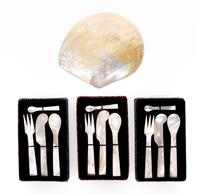 A Group of Table Articles Width of dish 7 1/4 inches.