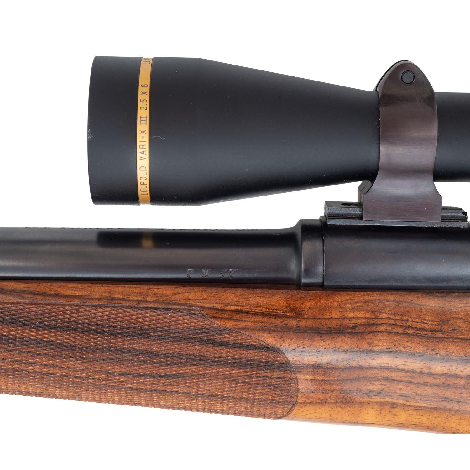 *W.S. Calfee Borden Indiana Mauser with Mannlicher Stock and Leupold Scope in 7x57