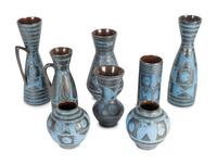Eight Pieces of Carstens Tonnieshof Art Pottery — MID-2OTH CENTURY