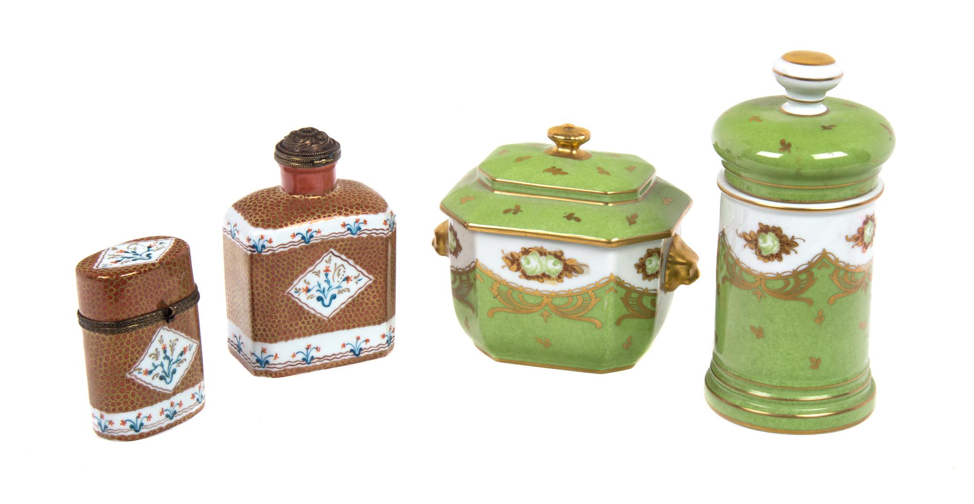 Four Limoges Porcelain Articles Height of tallest 7 1/2 inches. — 19TH/20TH CENTURY