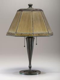 Linenfold Desk Lamp