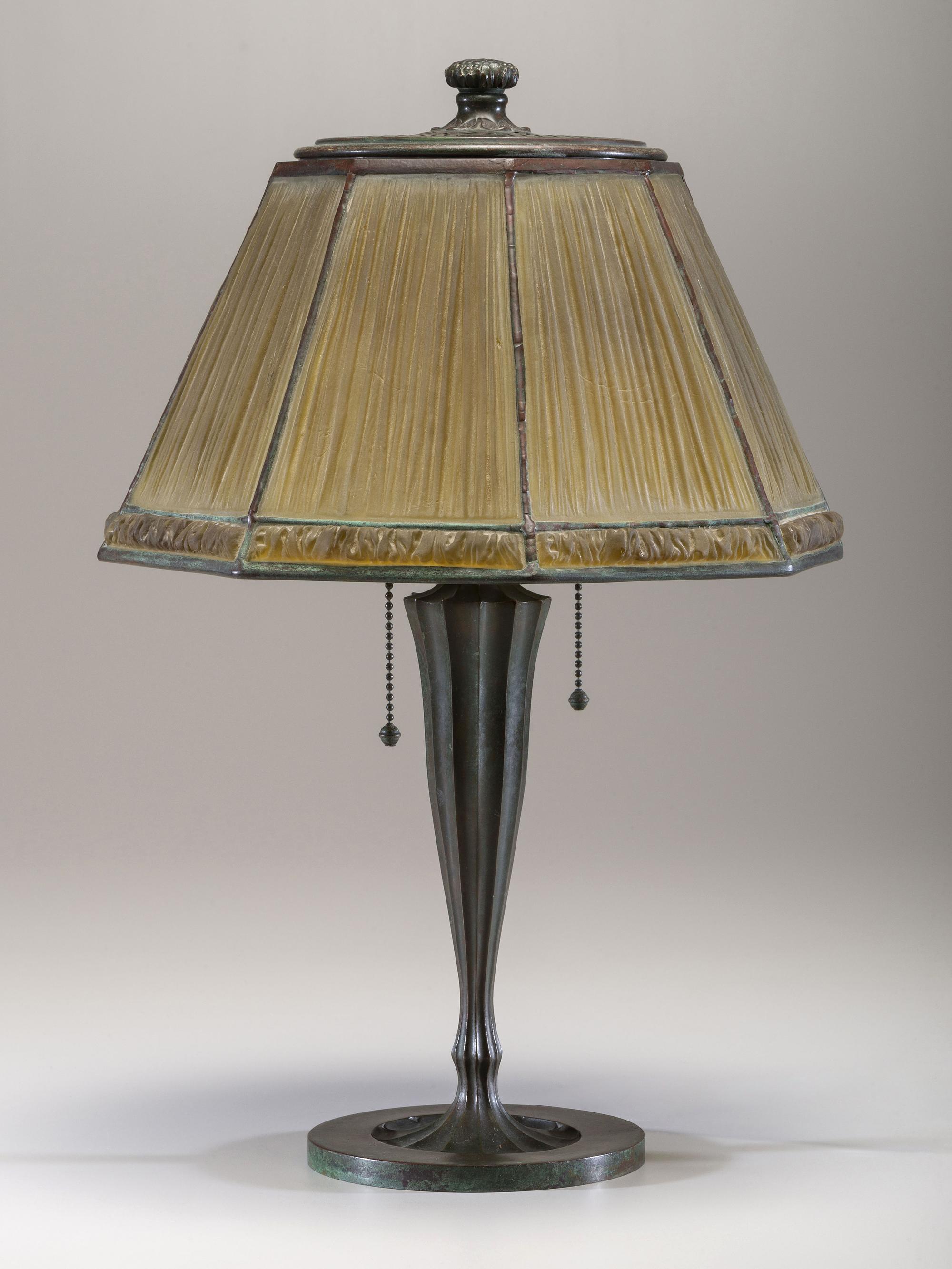 Linenfold Desk Lamp