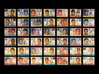 A Group of 140 1955 and 1956 Topps Baseball Cards Including Multiple Hall of Famers and High Numbers,