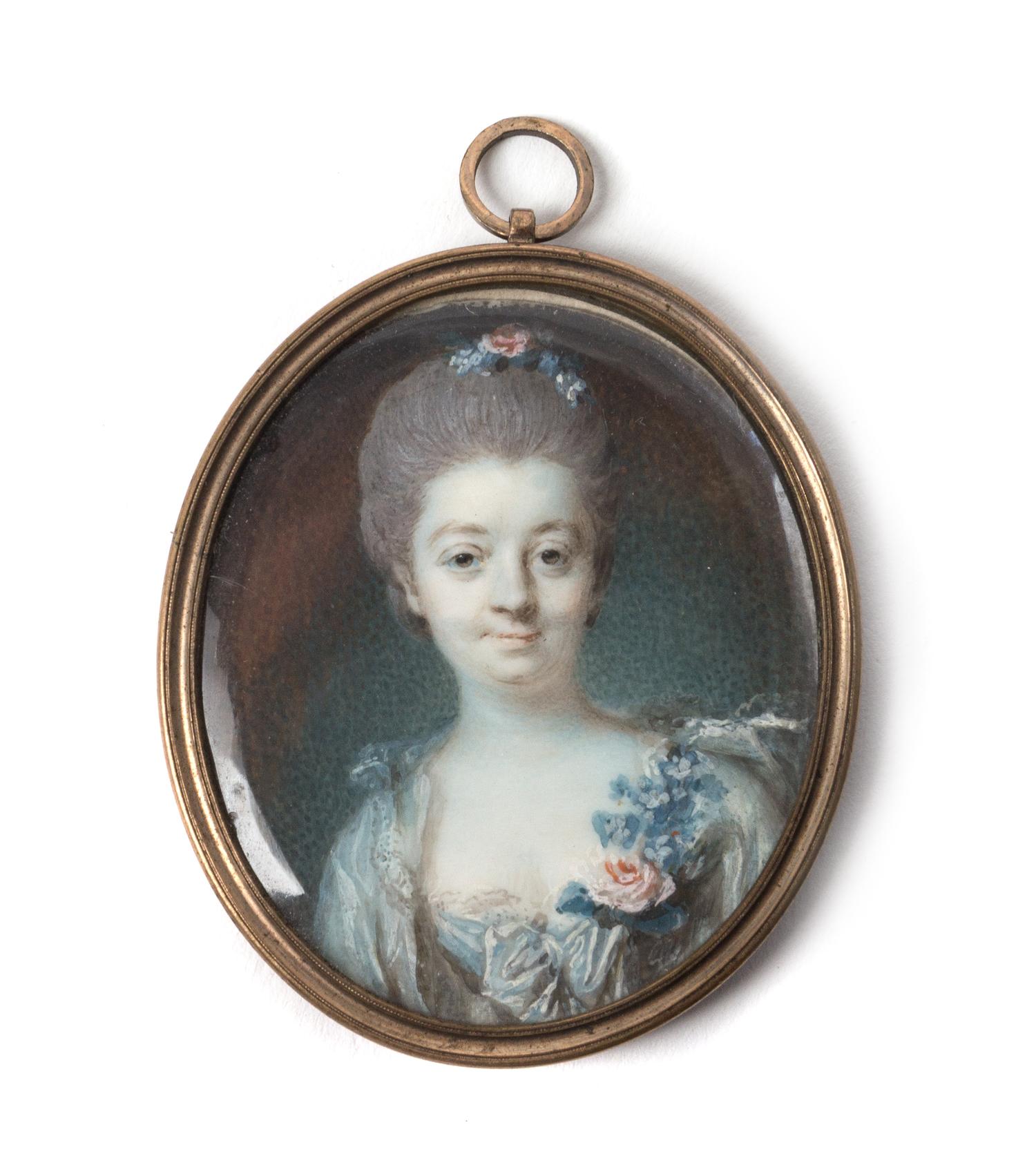 John Smart I, (British, 1741-1811), Portrait Miniature of Lady Sutton-Cavanough