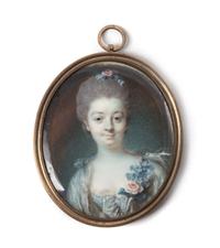 John Smart I, (British, 1741-1811), Portrait Miniature of Lady Sutton-Cavanough