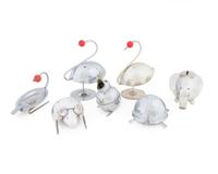 Seven American Modernist Chrome Animal-Form Table Articles — THE MAJORITY NAPIER, SECOND QUARTER 20TH CENTURY