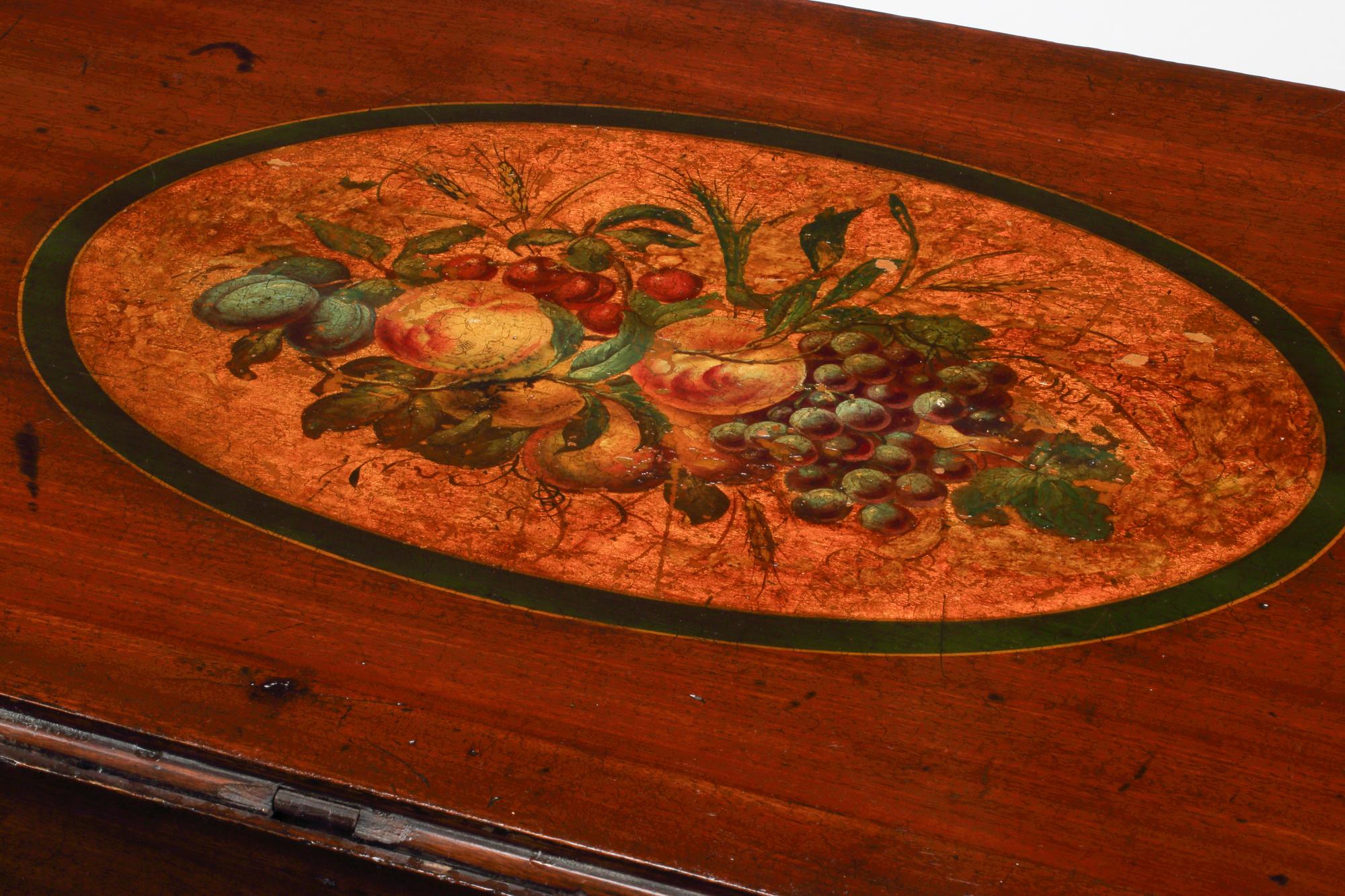 A George III Painted Mahogany Pembroke Table