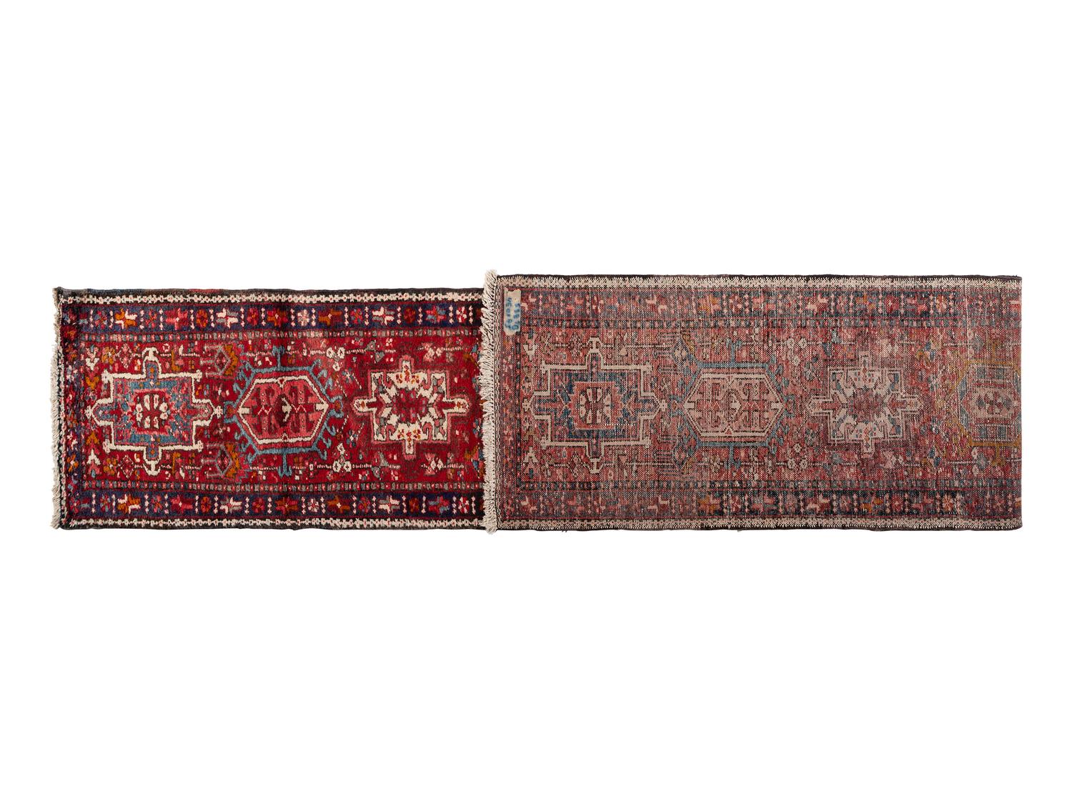 A Heriz Wool Runner