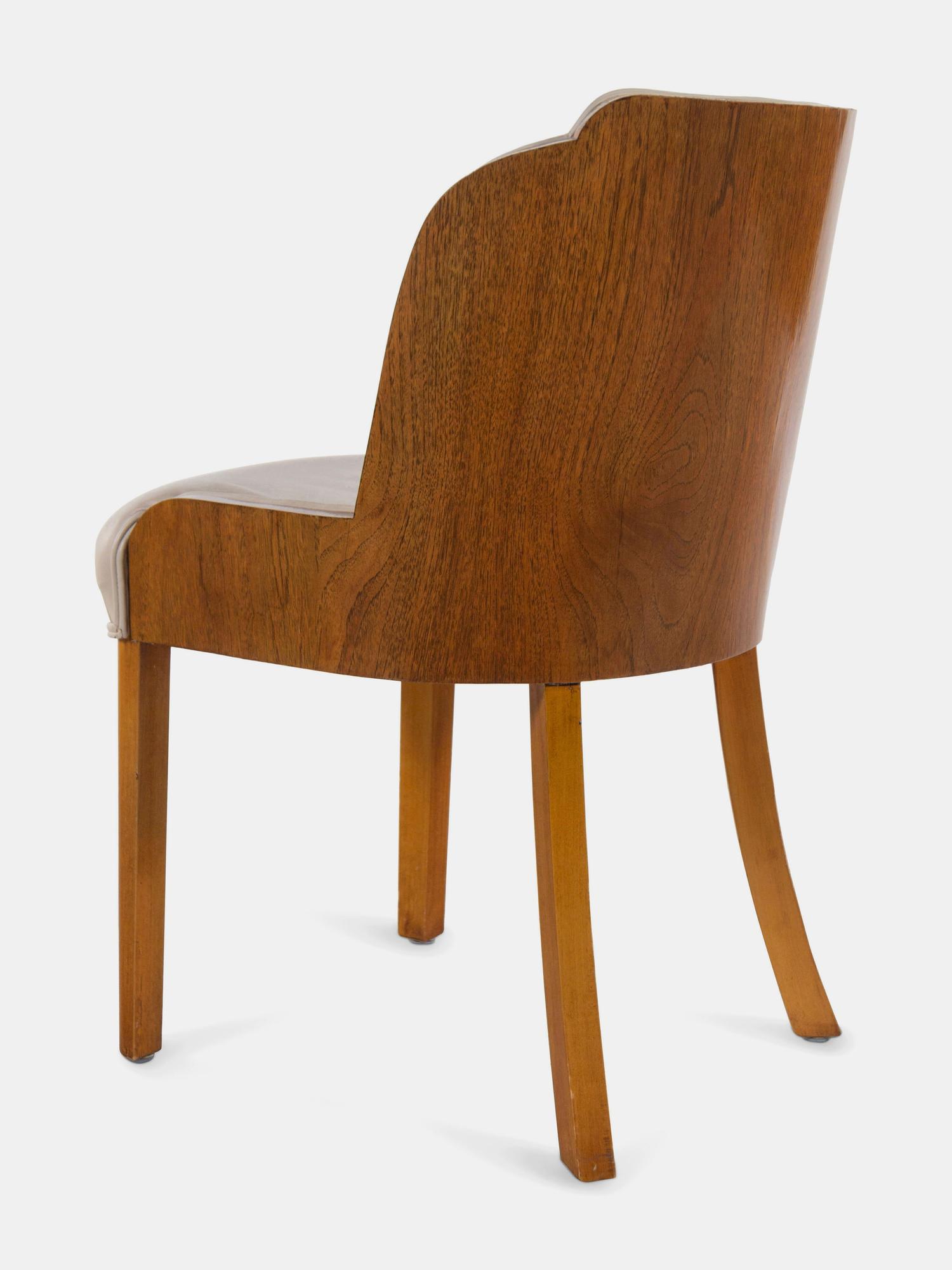 Set of Twelve Art Deco Cloud Dining Chairs, c. 1930s