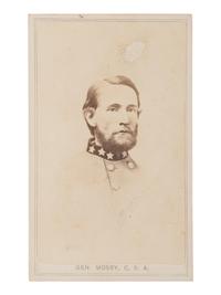 [MOSBY, JOHN S. (1833-1916)]. A group of 4 items related to John Mosby incl. photograph of captured general, Edwin H. Stoughton.