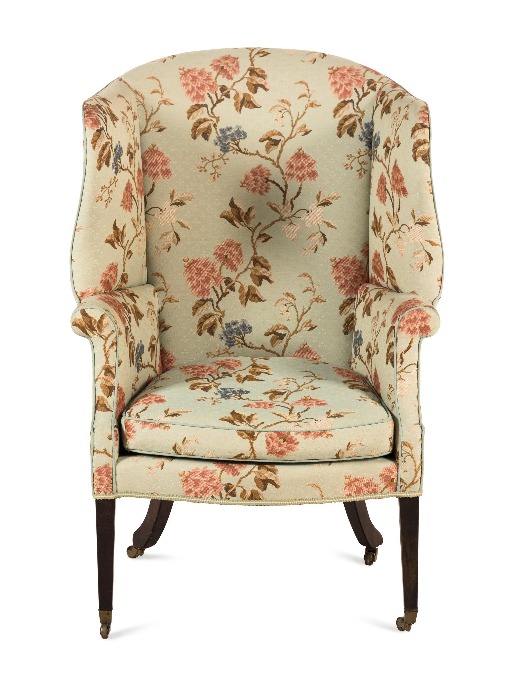An English Wingback Armchair