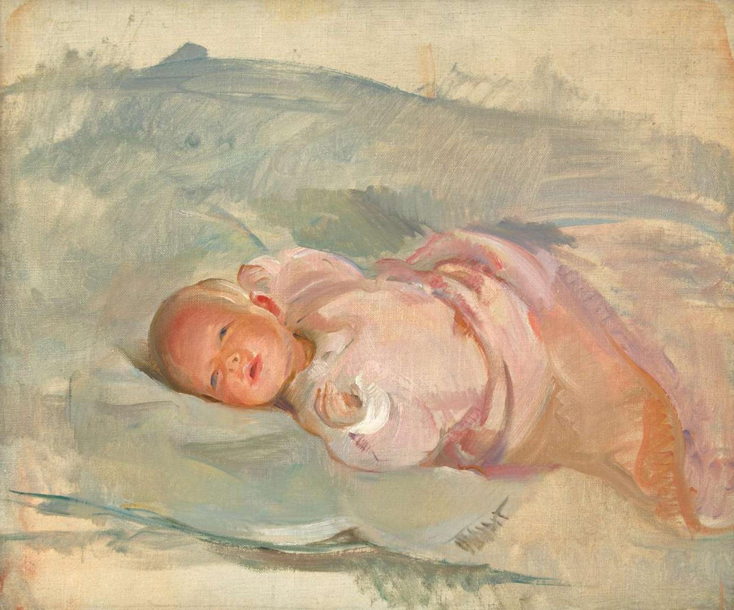 Alice Kent Stoddard (American, 1885–1976) - Infant in Pink