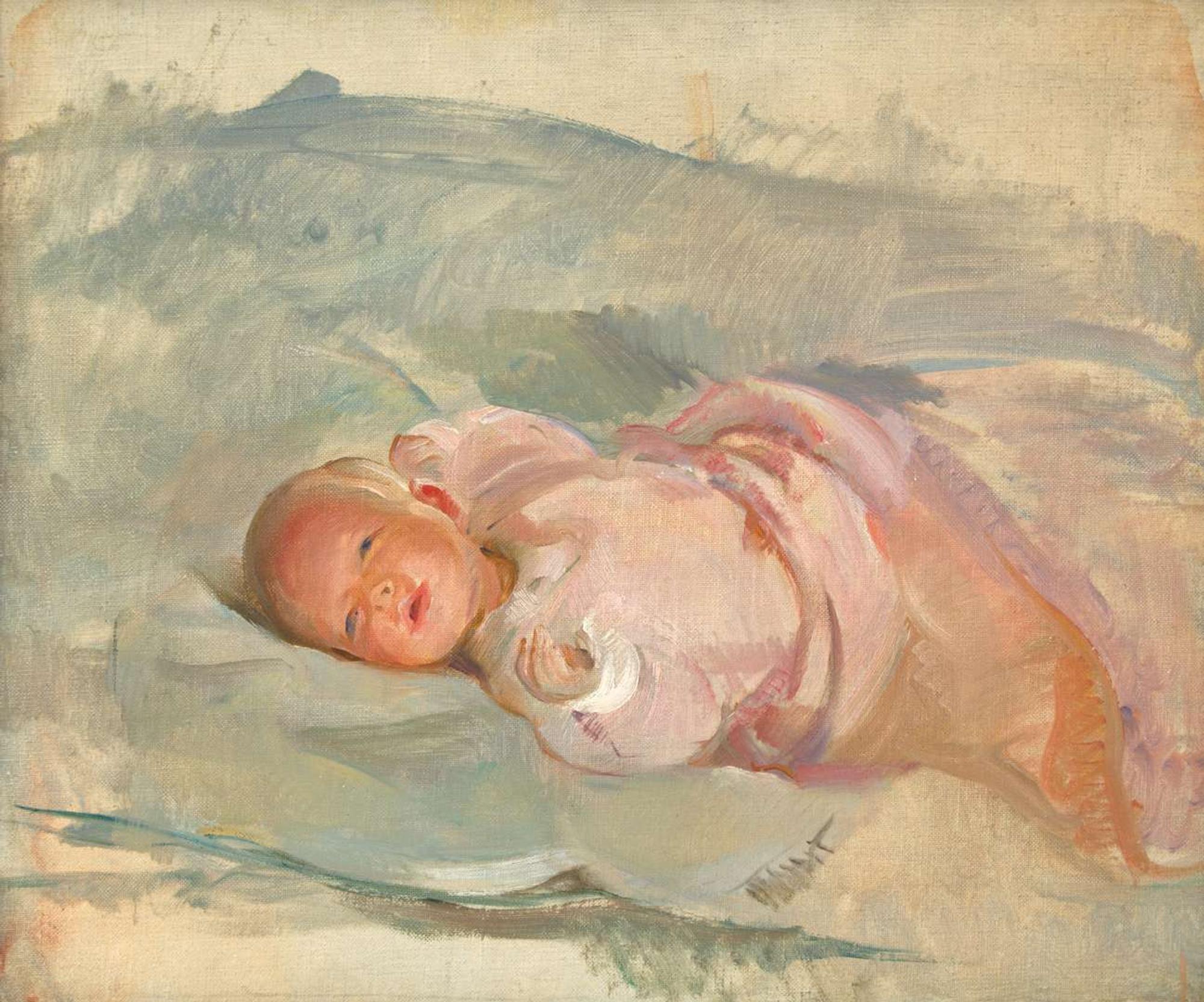 Alice Kent Stoddard (American, 1885–1976) - Infant in Pink