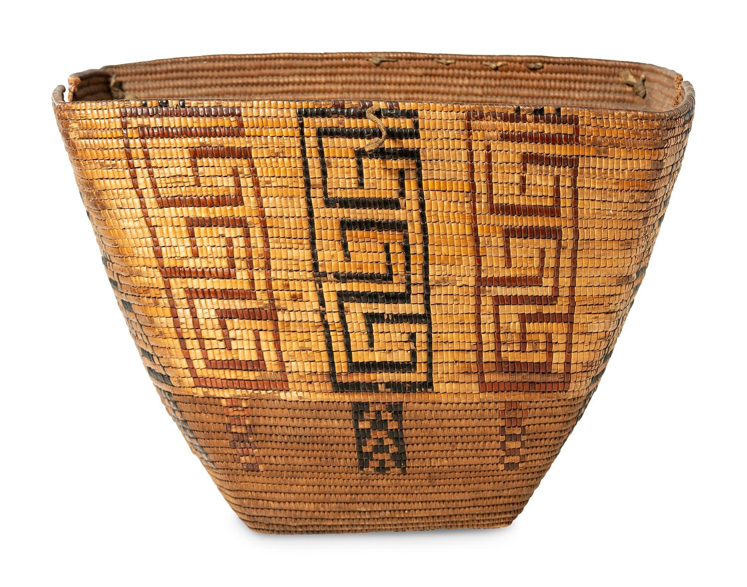 Salish Imbricated Storage Basket