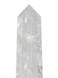 A Pair of Large Rock Crystal Obelisks