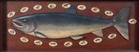 A Folk Art Fishing Lure Display