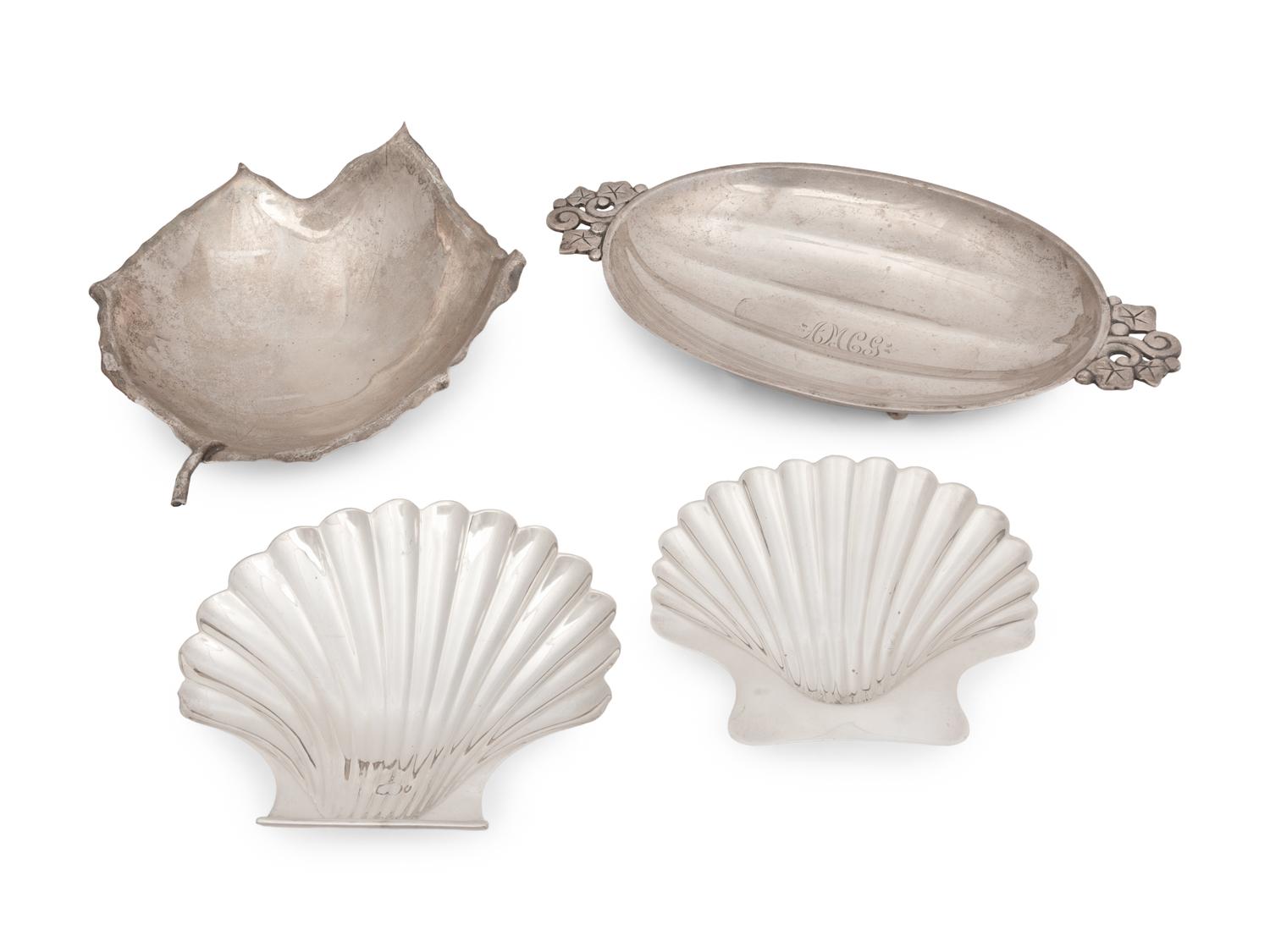 A Group of Silver Dishes