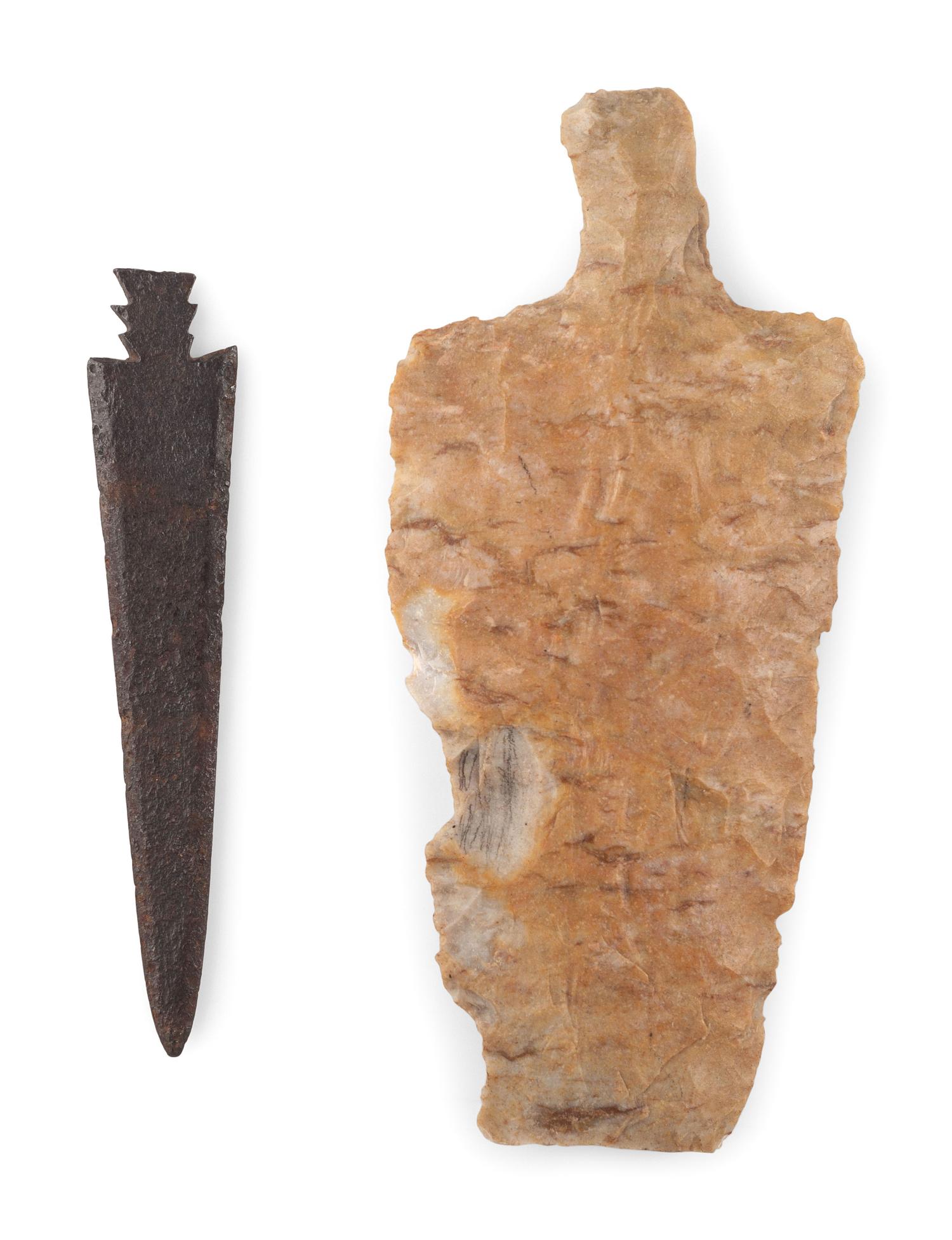 Steel and Flint Points