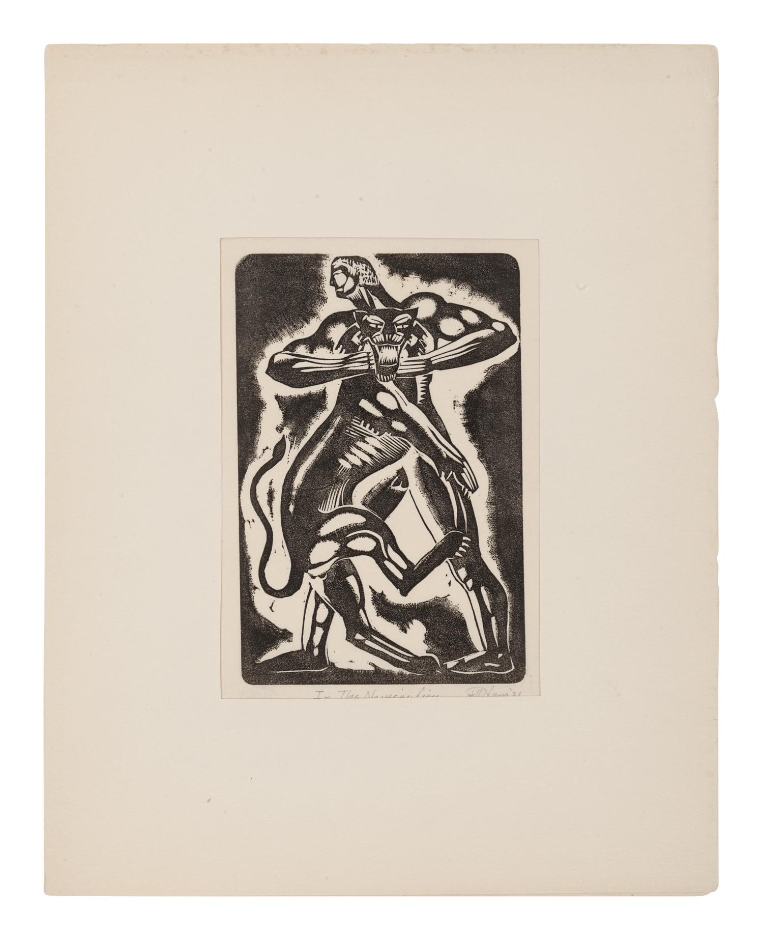 [BLACK ARCHER PRESS]. LONG, Frank Weathers (1906-1999). Herakles The Twelve Labors. Chicago: The Black Archer Press, 1932.