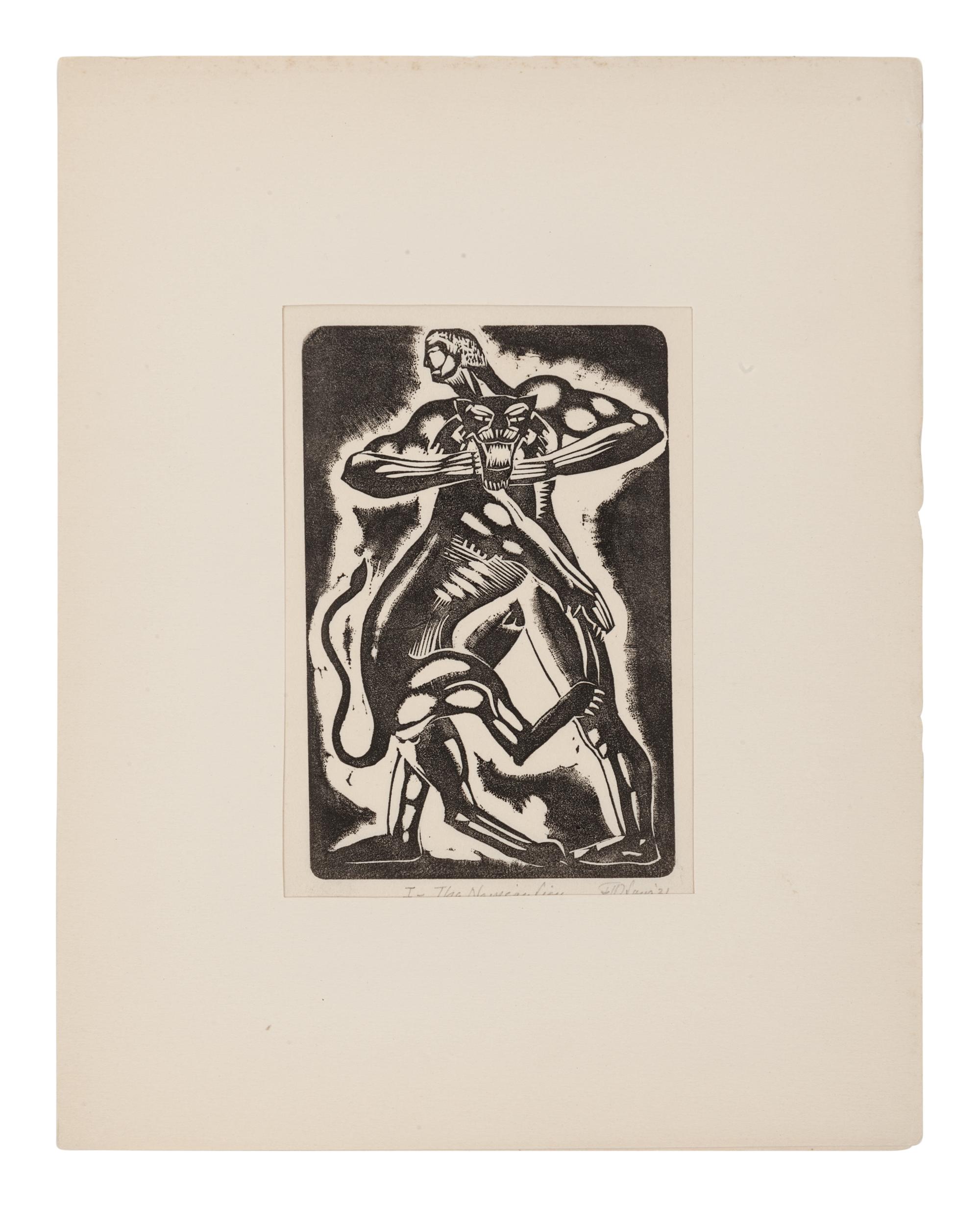 [BLACK ARCHER PRESS]. LONG, Frank Weathers (1906-1999). Herakles The Twelve Labors. Chicago: The Black Archer Press, 1932.