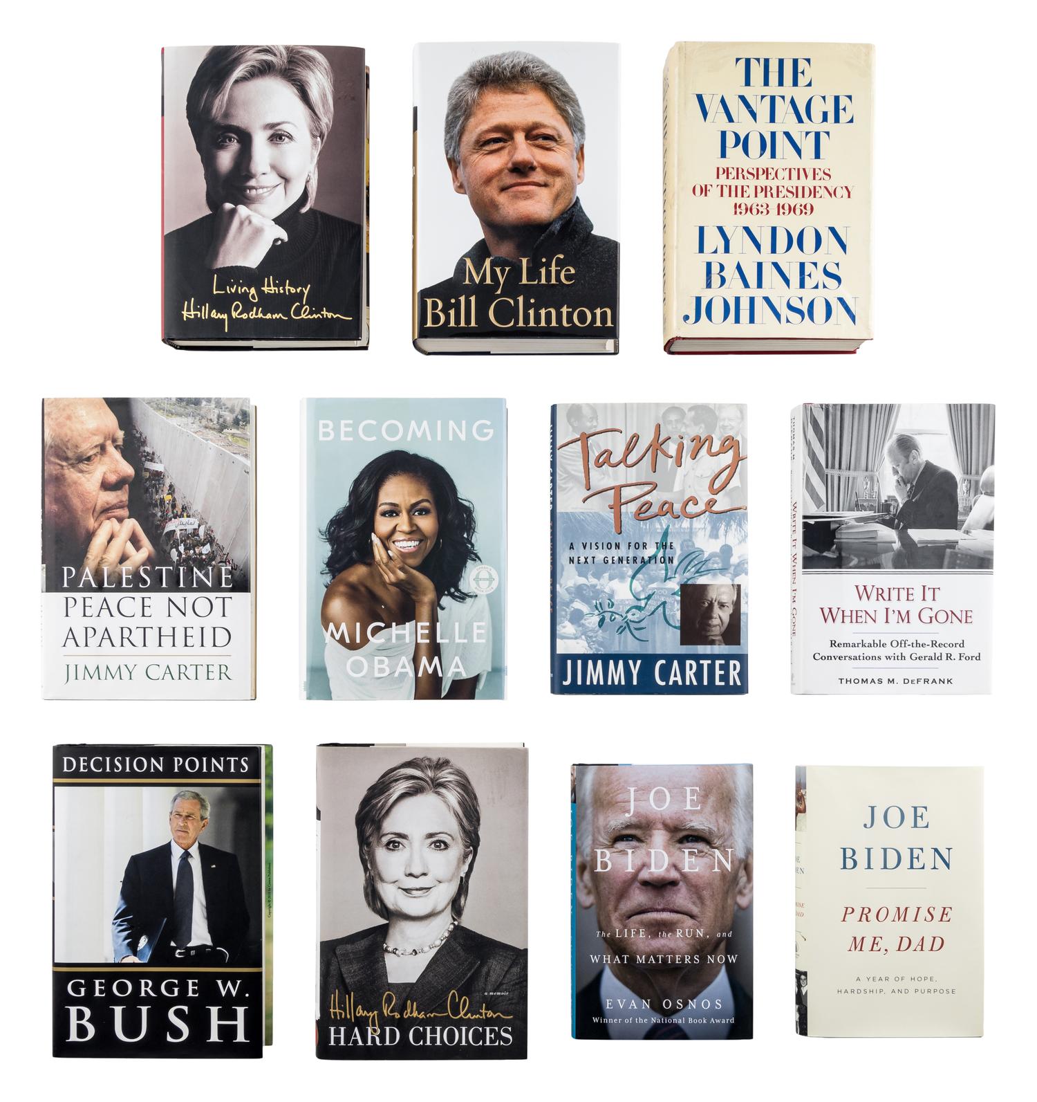 [POLITICS]. A group of 11 FIRST EDITIONS by and about prominent American politicians, comprising: