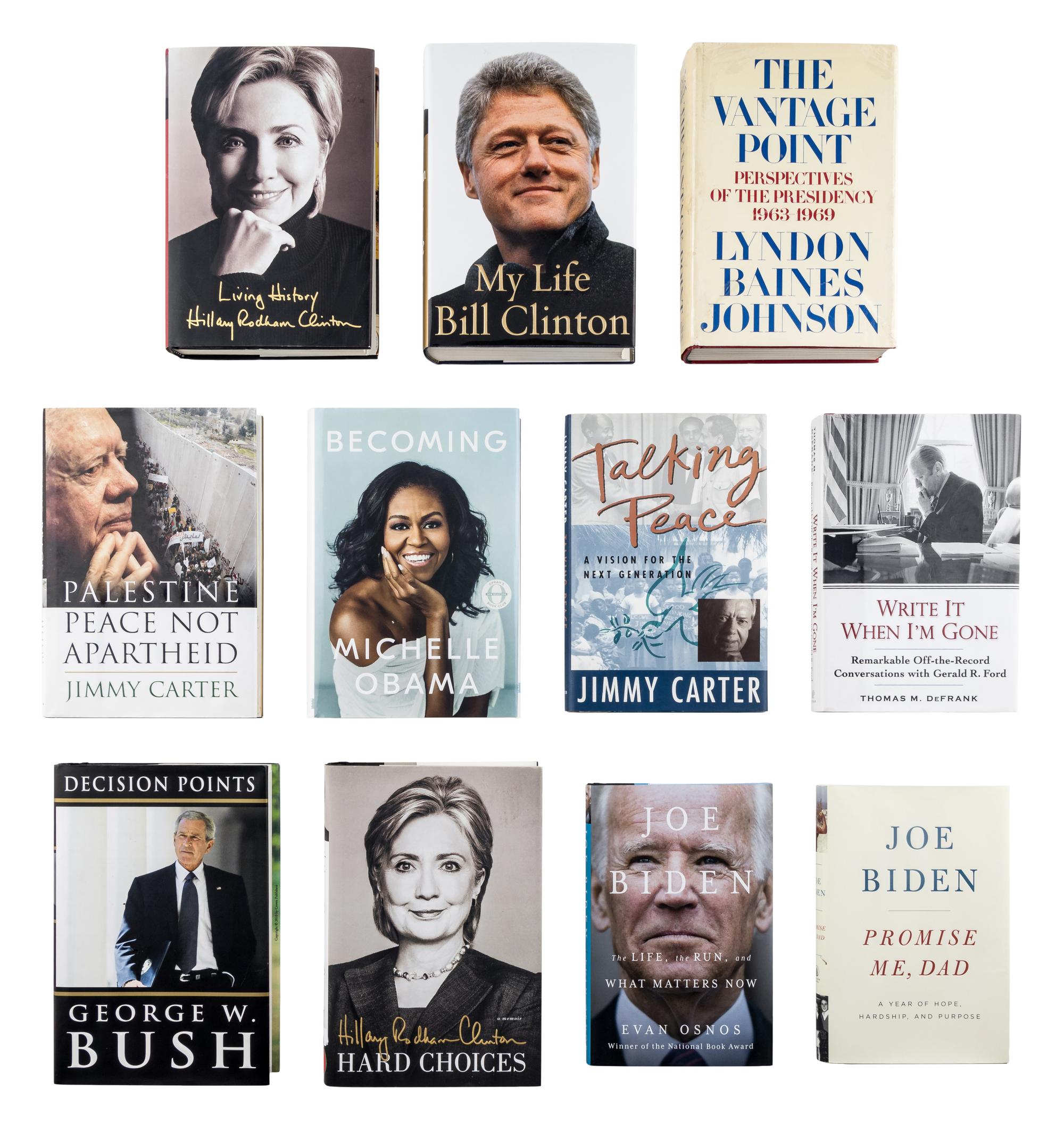 [POLITICS]. A group of 11 FIRST EDITIONS by and about prominent American politicians, comprising:
