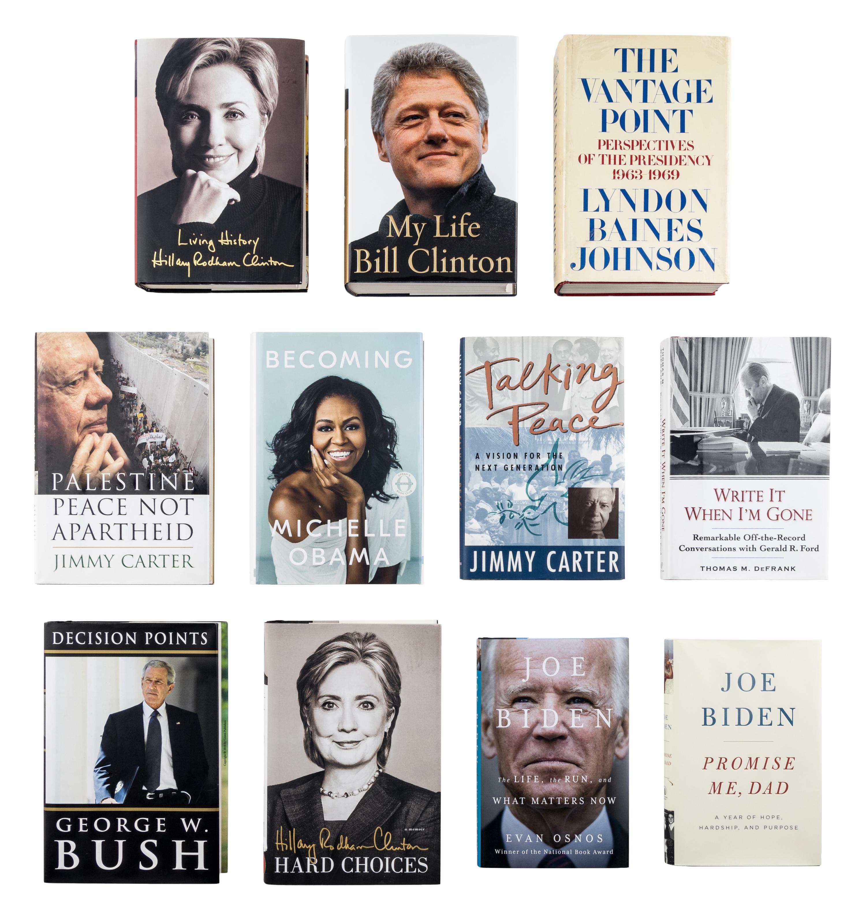 [POLITICS]. A group of 11 FIRST EDITIONS by and about prominent American politicians, comprising: