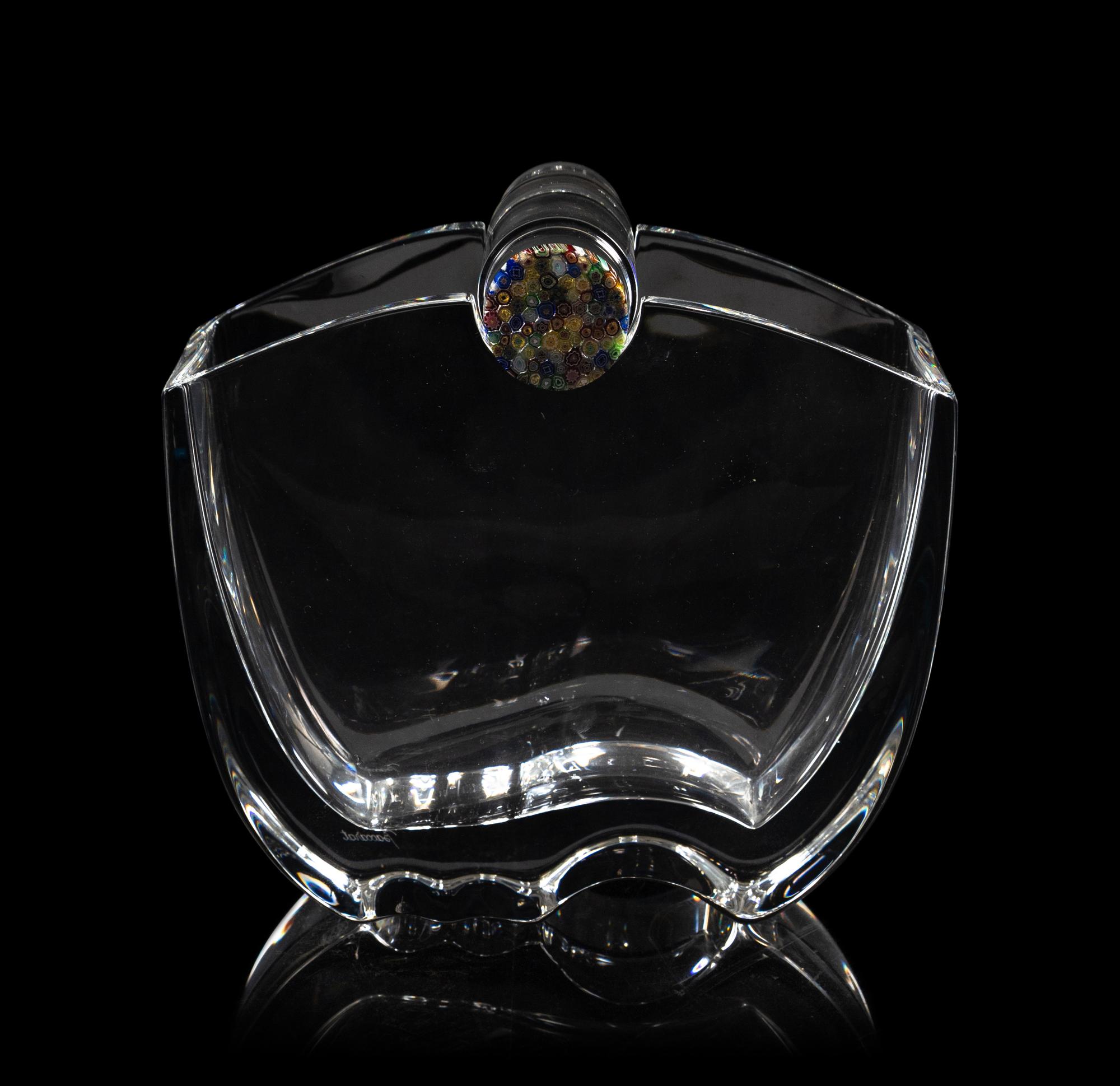 A Baccarat Oceanie Vase with Stopper