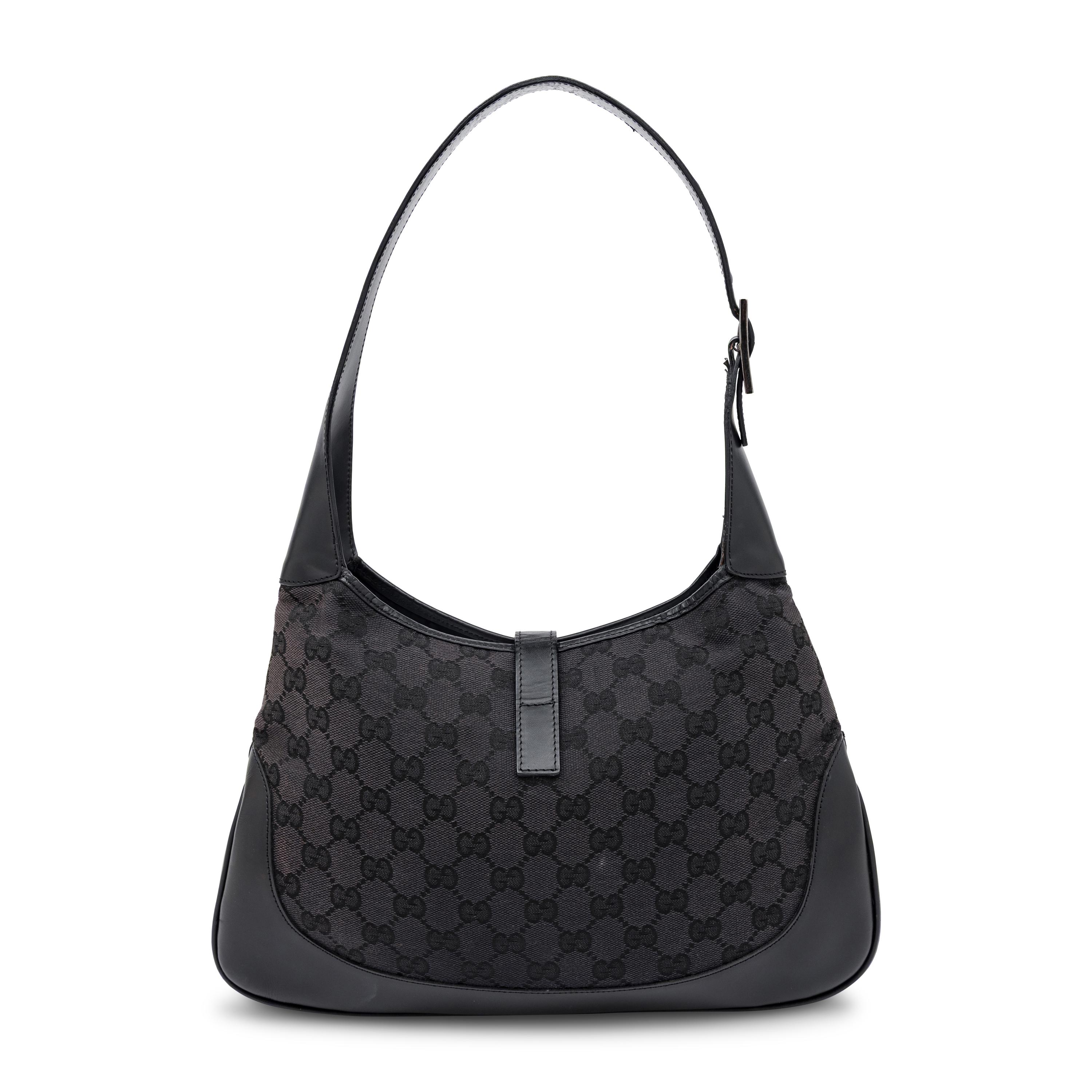 Gucci by Tom Ford, Black Monogram Jackie Hobo