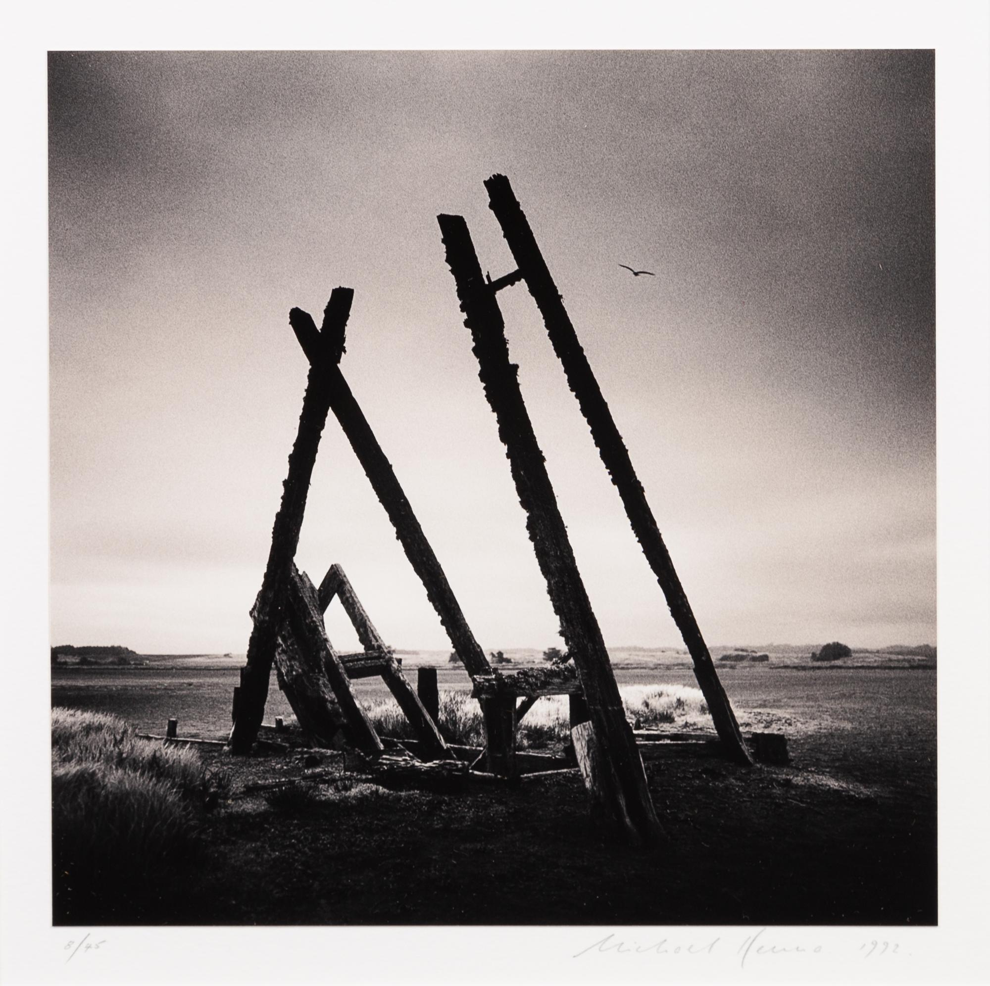 Michael Kenna, (British, b. 1953), Brine Water Control Structure, Moss Landing, California, 1992